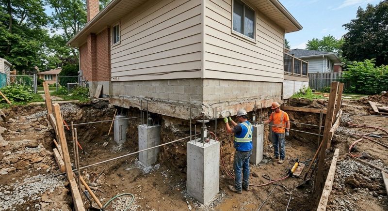 Basement Underpinning in Big Bear Lake, CA