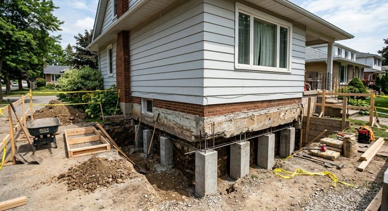 Basement Underpinning in Big Bear Lake, CA