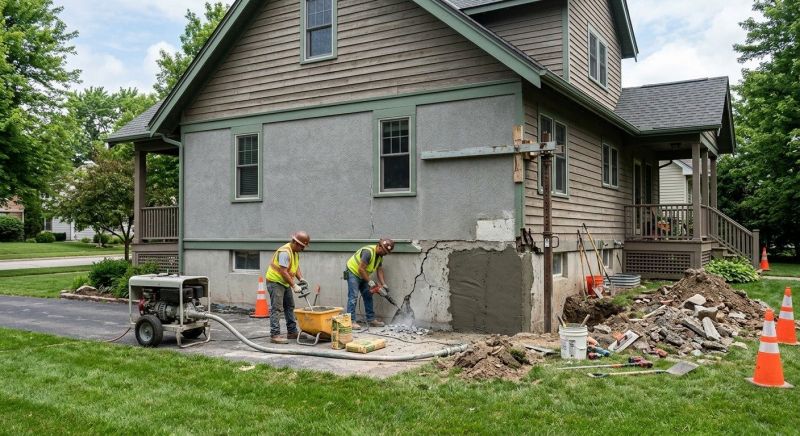 Building Foundation Repair in Banning, CA
