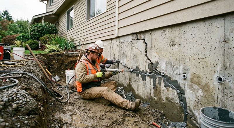 Cracked Foundation Repair in Big Bear City, CA