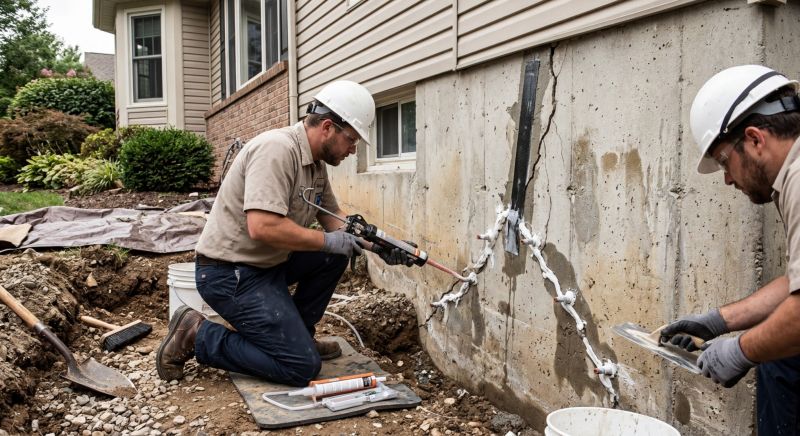 Cracked Foundation Repair in Highland, CA
