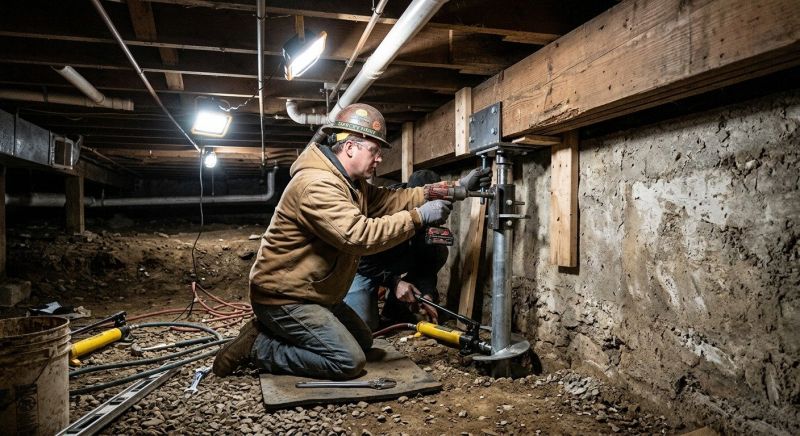 Crawl Space Leveling in Big Bear Lake, CA