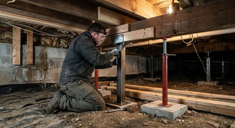 Crawlspace Structural Repair in Big Bear Lake, CA