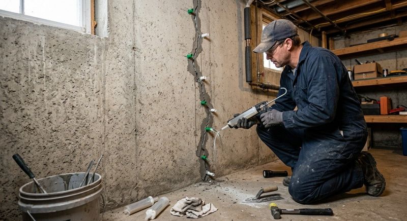 Foundation Crack Repair in Beaumont, CA