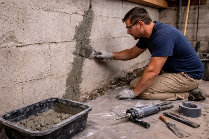 Foundation Crack Repair in Highland, CA