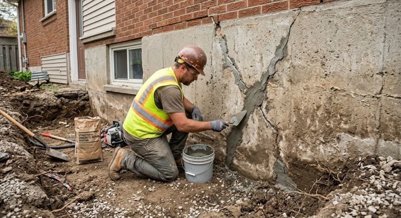 Foundation Crack Repair in Lake Arrowhead, CA