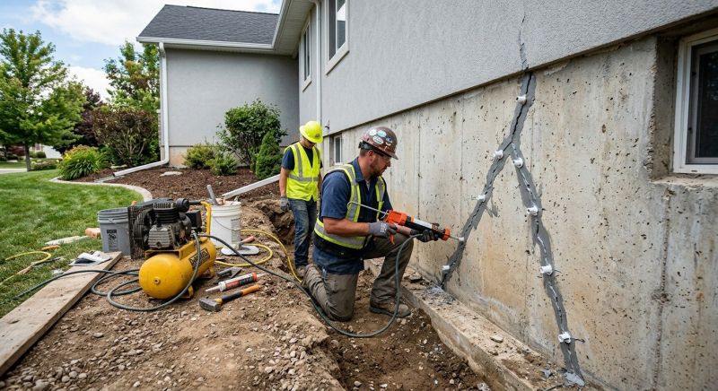 Foundation Crack Repair in Lake Arrowhead, CA