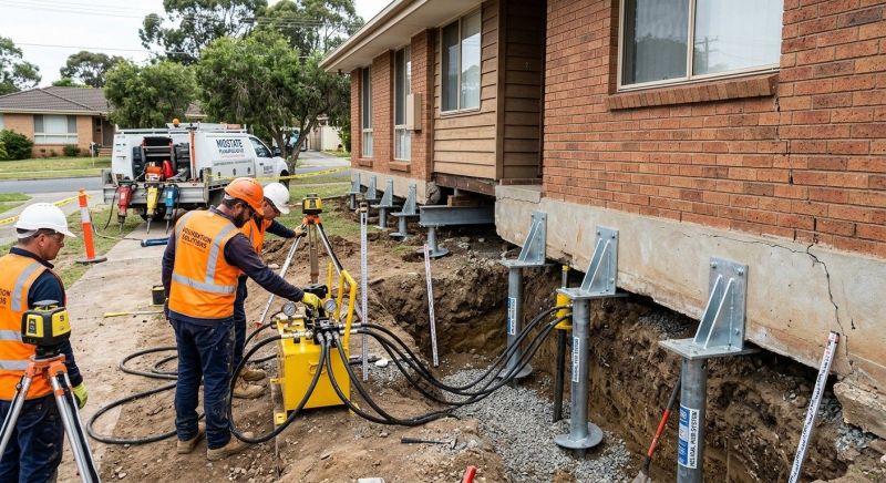 Foundation Jacking in Banning, CA