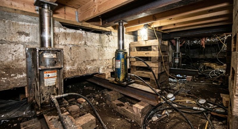 Foundation Jacking in Big Bear Lake, CA