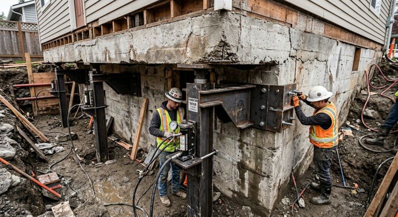 Foundation Lifting in Highland, CA