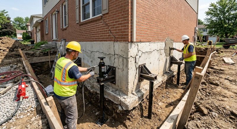 Foundation Pier Repair in Big Bear Lake, CA