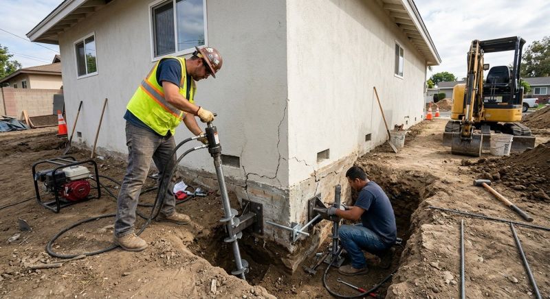 Foundation Stabilizing in Big Bear City, CA