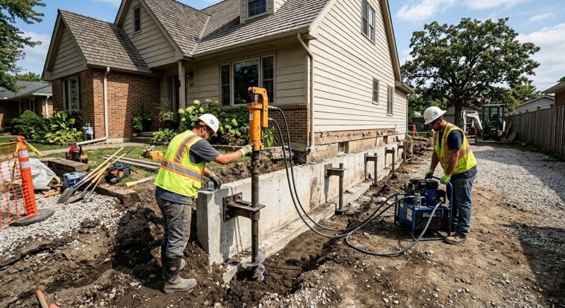 Foundation Stabilizing in Big Bear Lake, CA