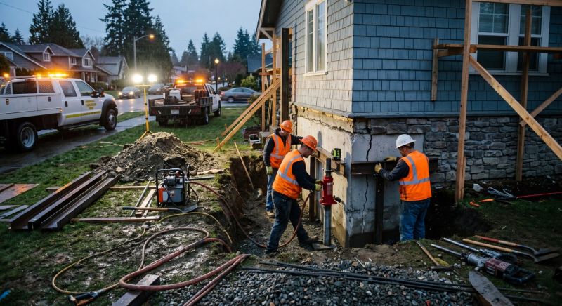 Foundation Stabilizing in San Bernardino, CA