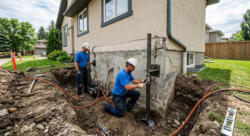 Helical Piers Installation in Big Bear Lake, CA
