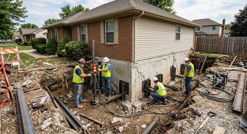 House Foundation Repair in Crestline, CA