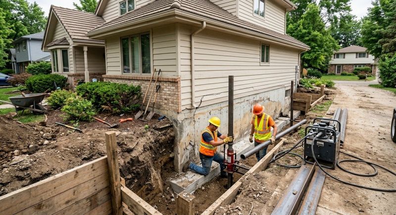 House Foundation Repair in Yucaipa, CA