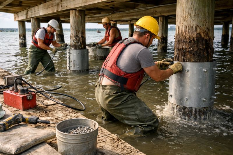 Piling Repair in Big Bear Lake, CA