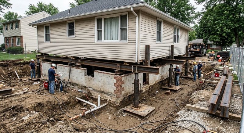 Sinking Foundation Lifting in Big Bear Lake, CA