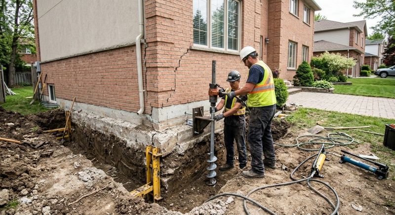 Sinking Foundation Repair in San Bernardino, CA