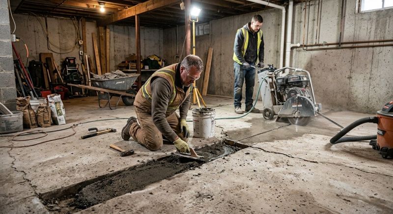 Slab Foundation Repair in Big Bear Lake, CA