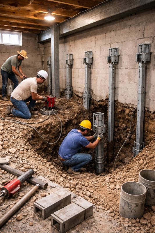 Structural Underpinning in Big Bear Lake, CA