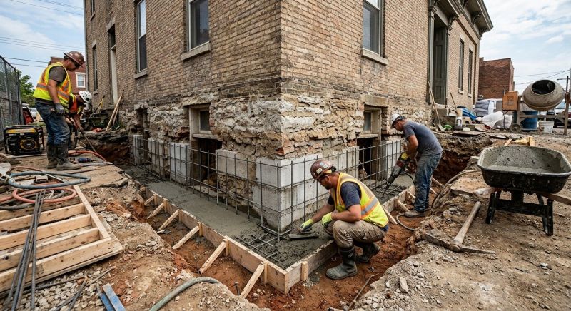 Structural Underpinning in Big Bear Lake, CA